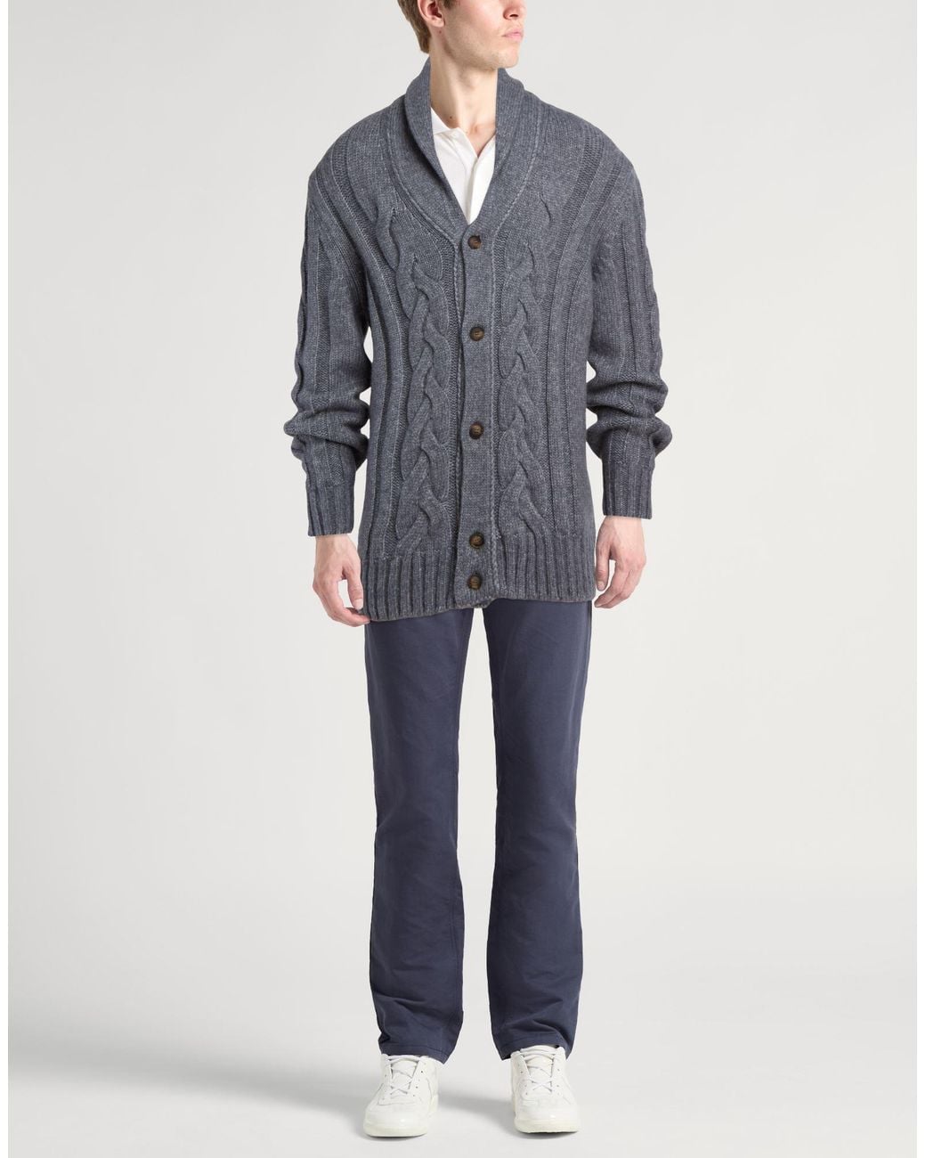 Gran Sasso Blue Cardigan for men