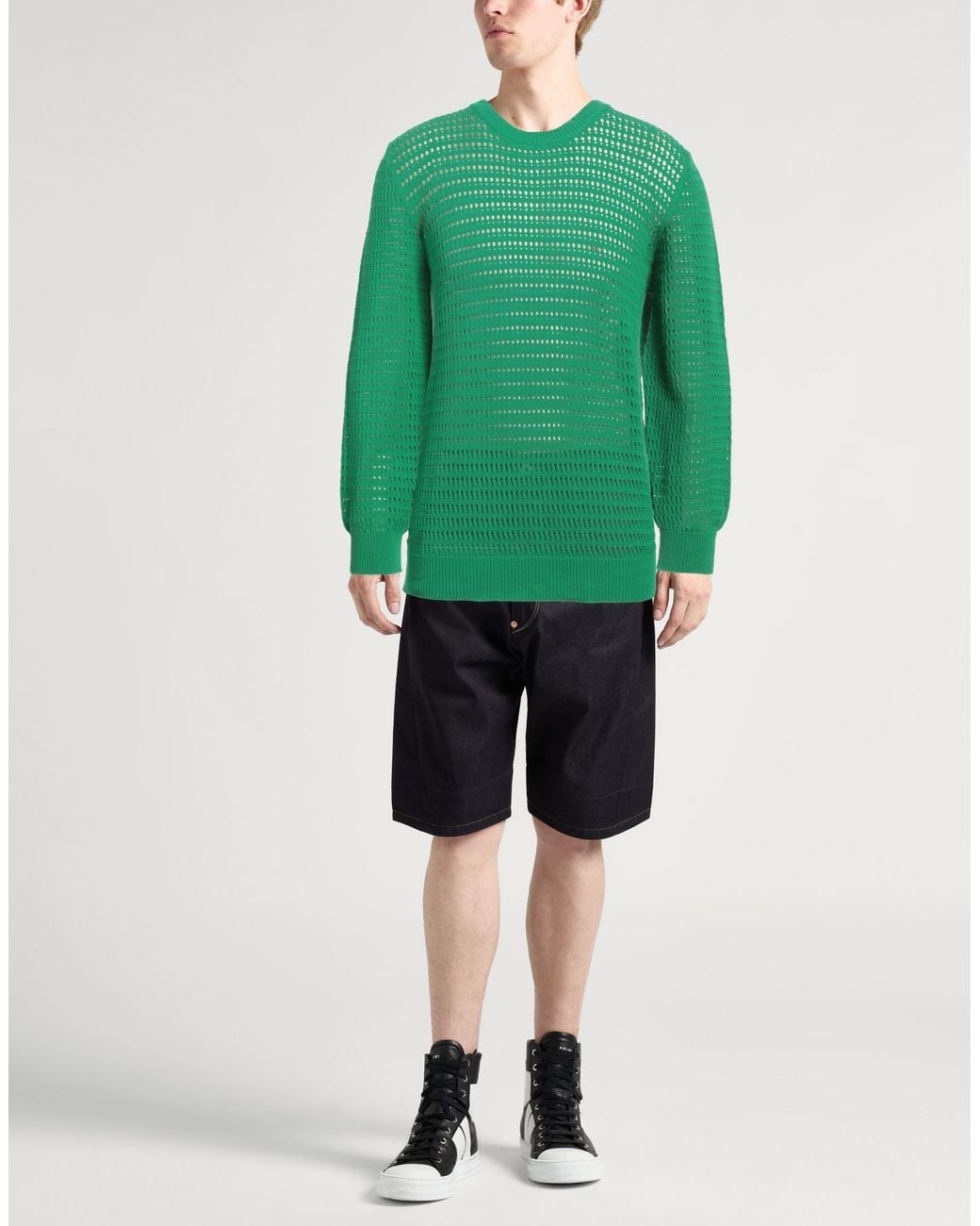 Roberto Collina Green Jumper for men