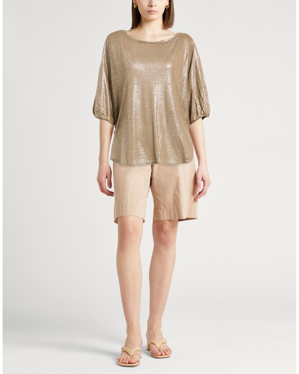 Herno Natural T-Shirt Linen