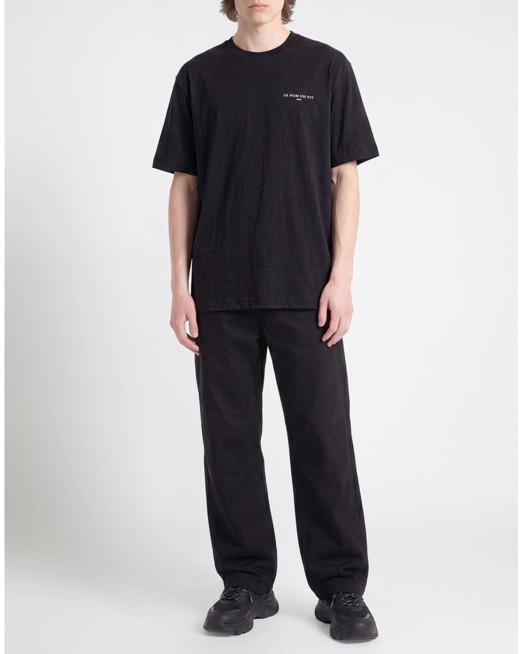 Ih Nom Uh Nit Black T-Shirt Cotton for men
