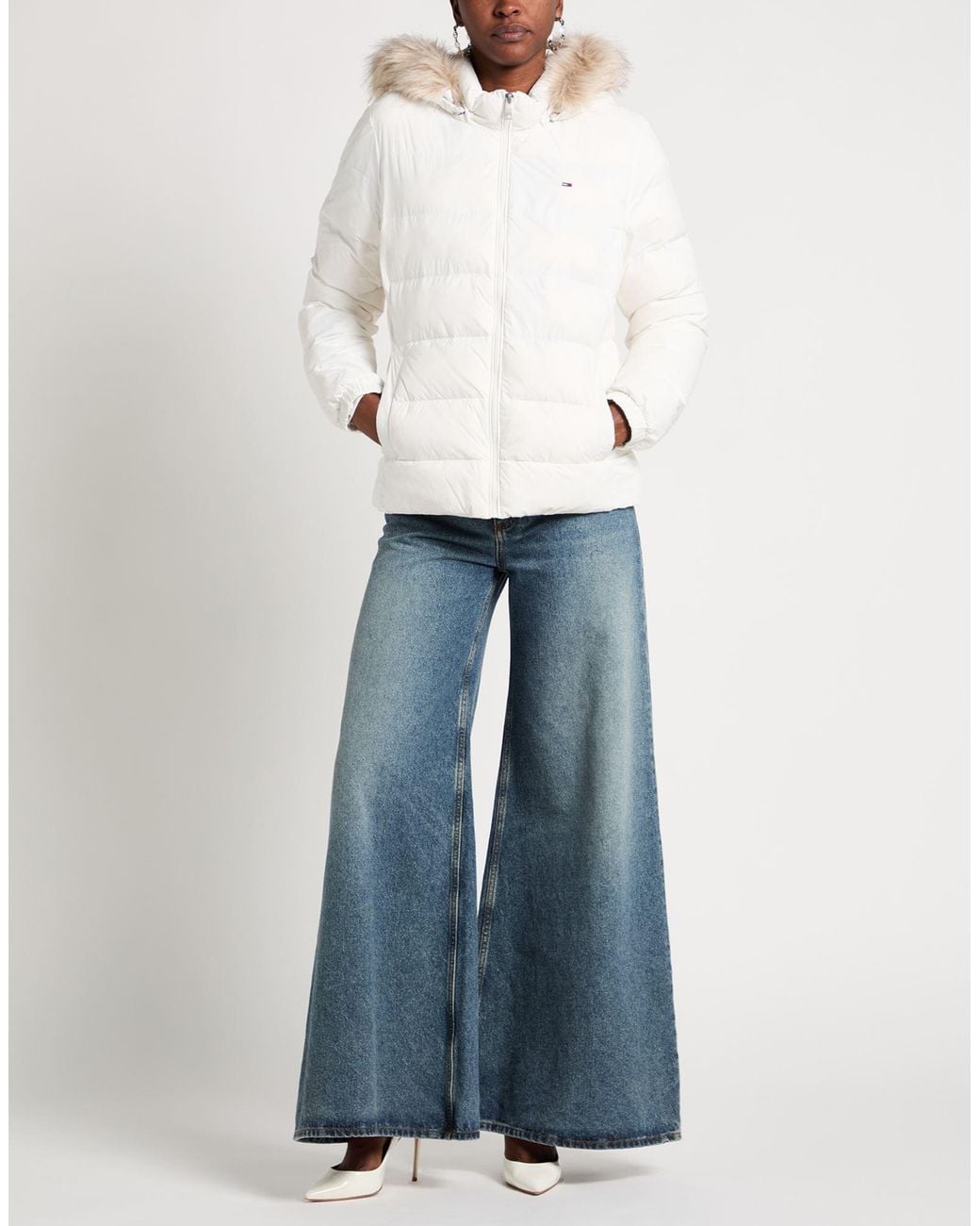 Tommy Hilfiger White Puffers