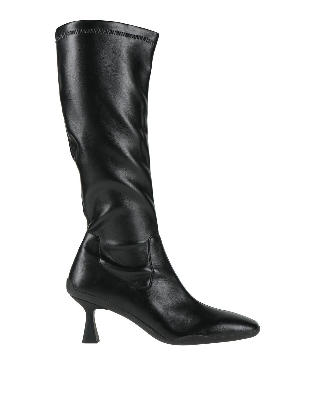 Emanuélle Vee Black Boot Leather