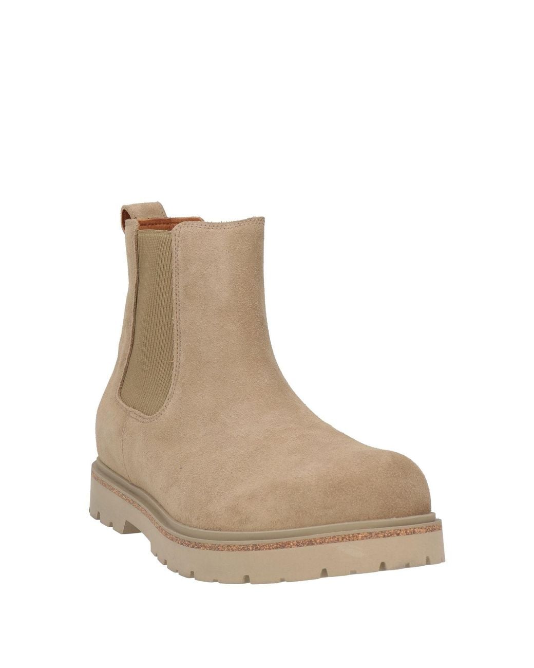 Birkenstock Natural Ankle Boots Leather, Elastic Fibres for men