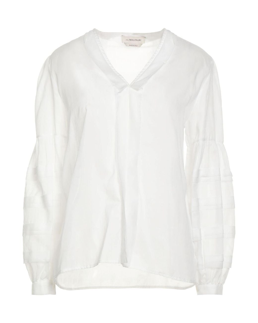 Anna Molinari White Top Cotton