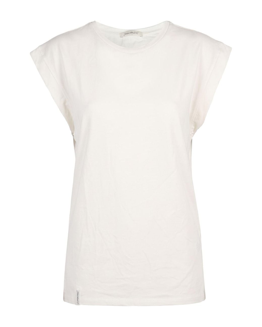 hinnominate White Mini Dress Rayon, Polyester, Elastane
