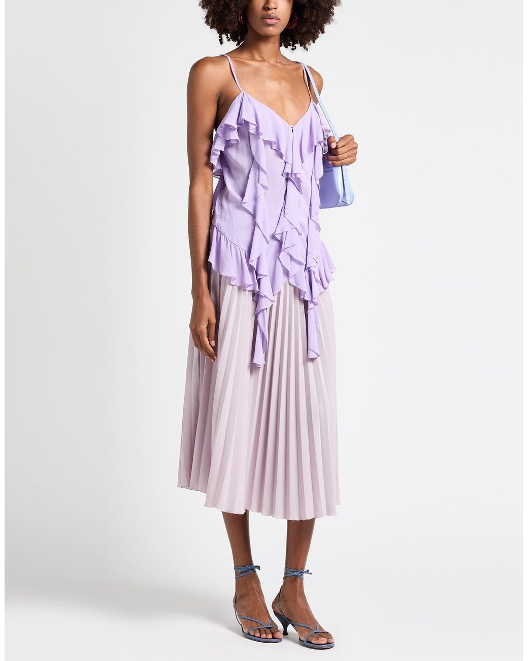 Dondup Purple Top Viscose