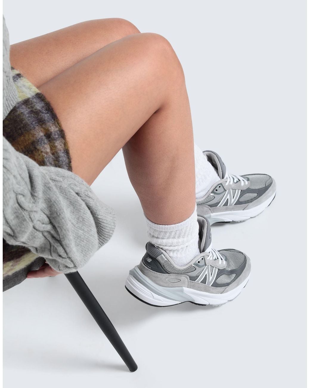 New Balance White Trainers