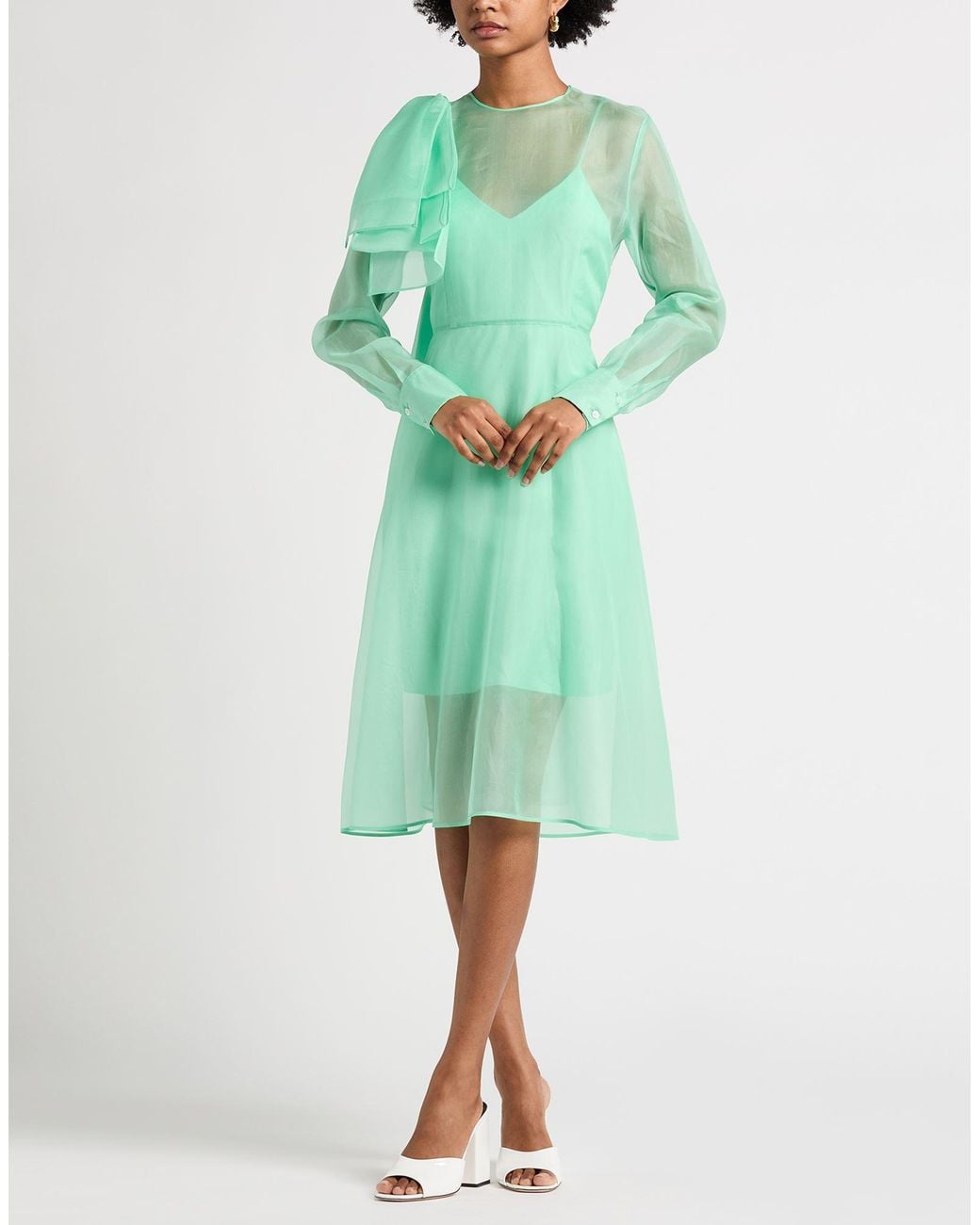Vestido Midi MSGM de color Green