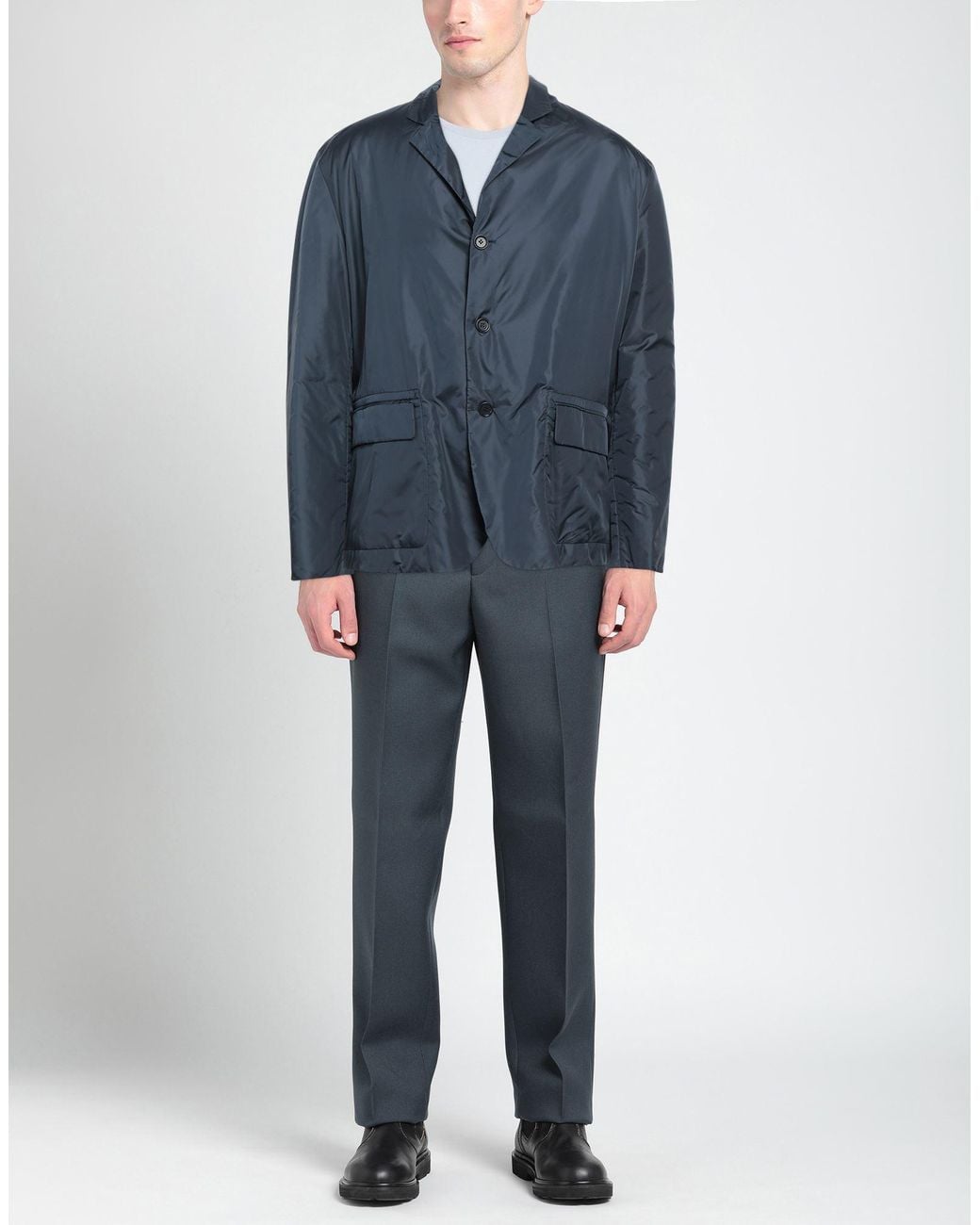 Aspesi Blue Jacket for men