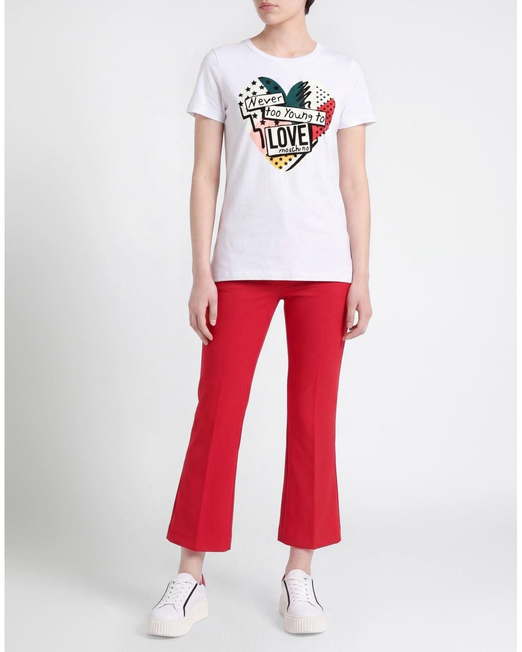 Love Moschino White T-Shirt