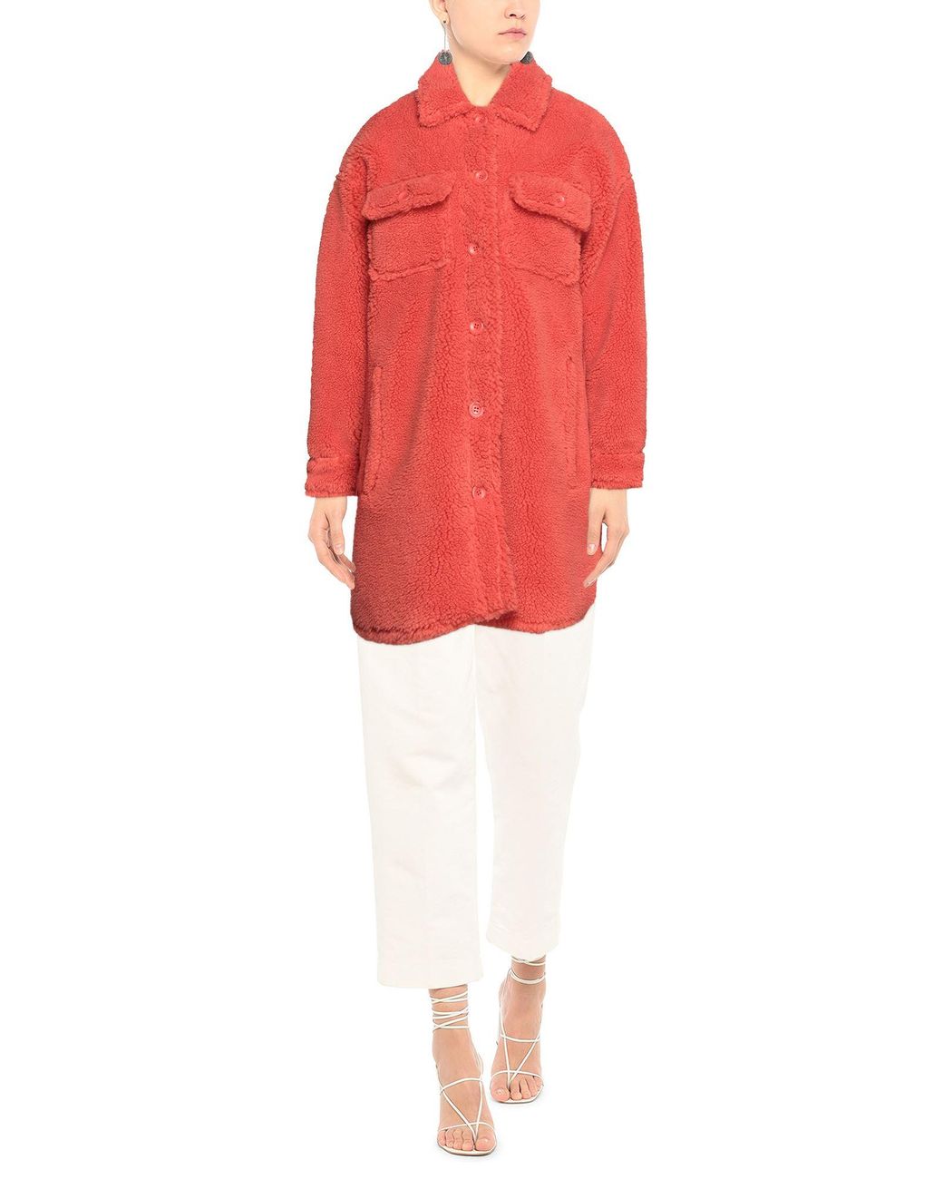 Stand Studio Red Shearling & Teddy
