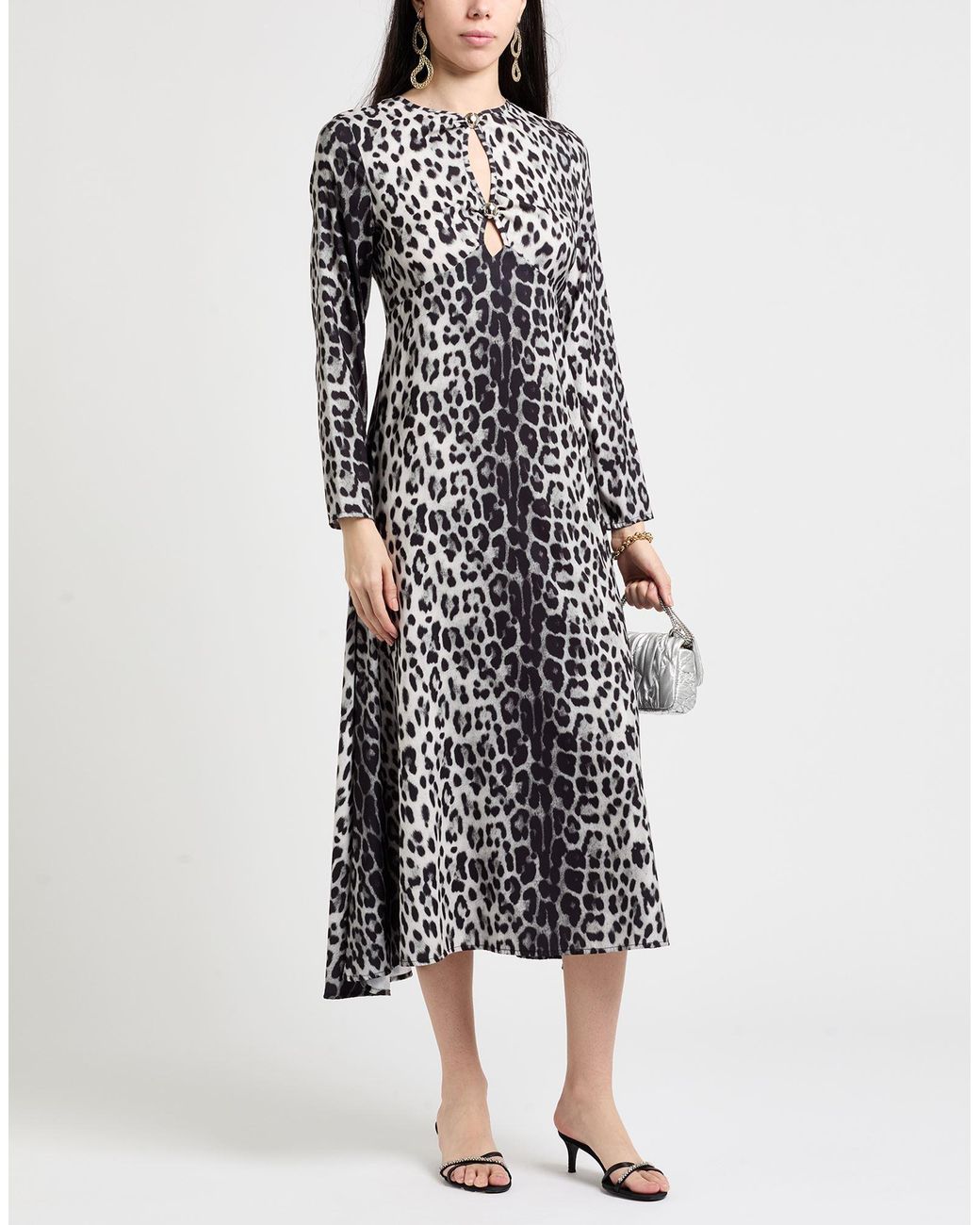 No Secrets Gray Maxi Dress