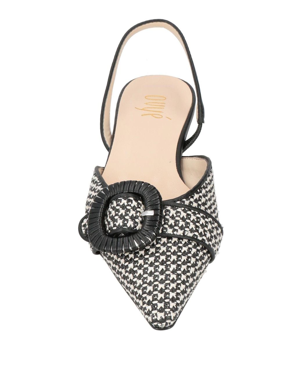 Ovyè Metallic Ballet Flats