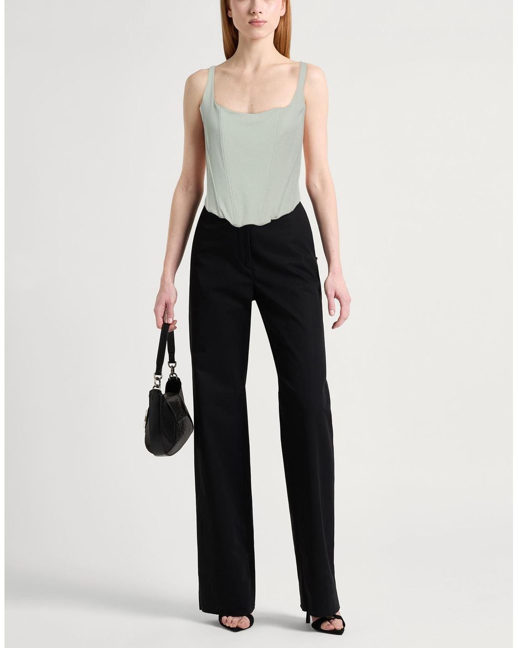 Guess Gray Top Organic Cotton, Elastane