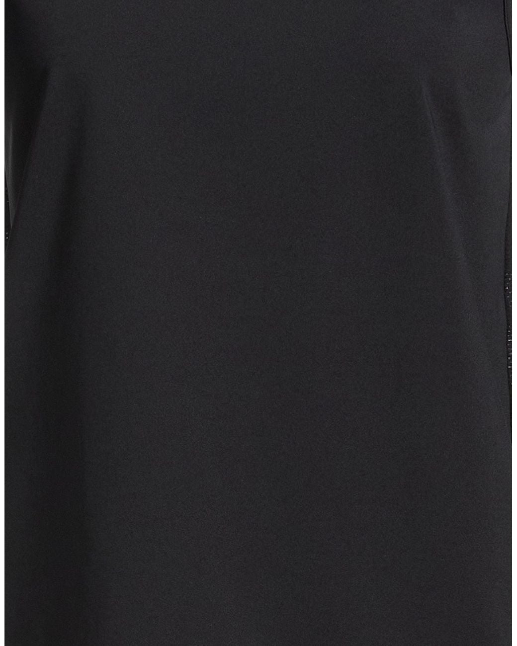 EA7 Black Tank Top Polyester, Elastane