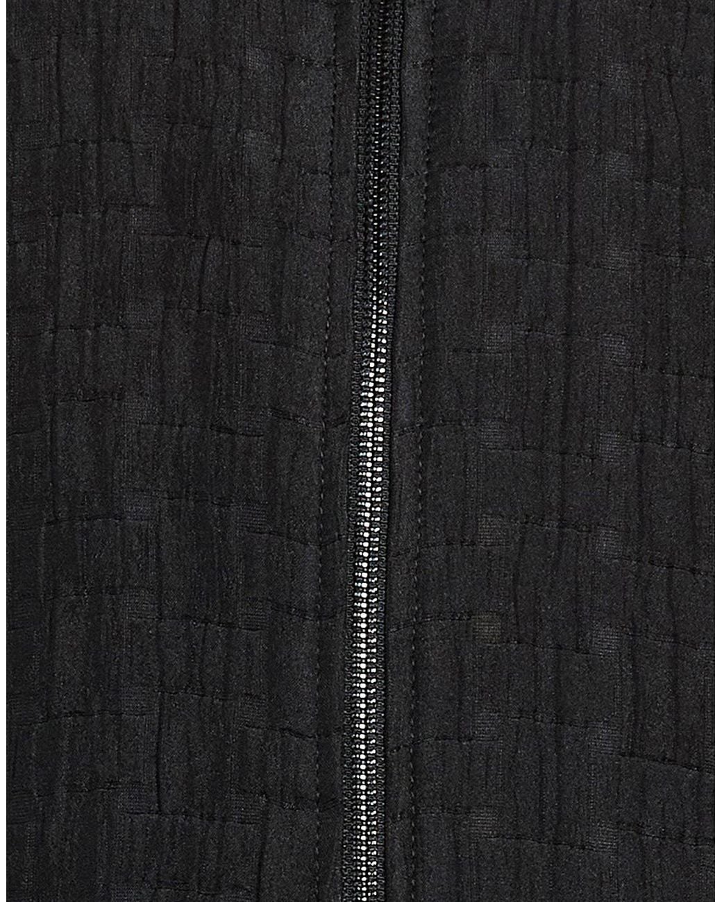 Berna Black Jacket Polyester, Elastane for men