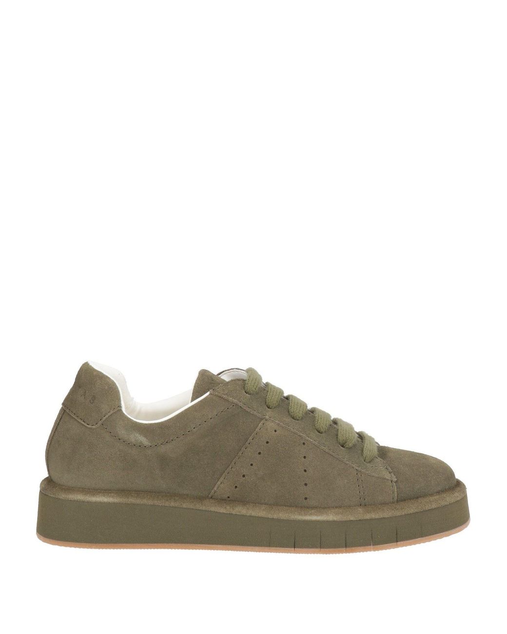 Palomitas By Paloma Barcelo' Green Chris Military Sneakers Leather