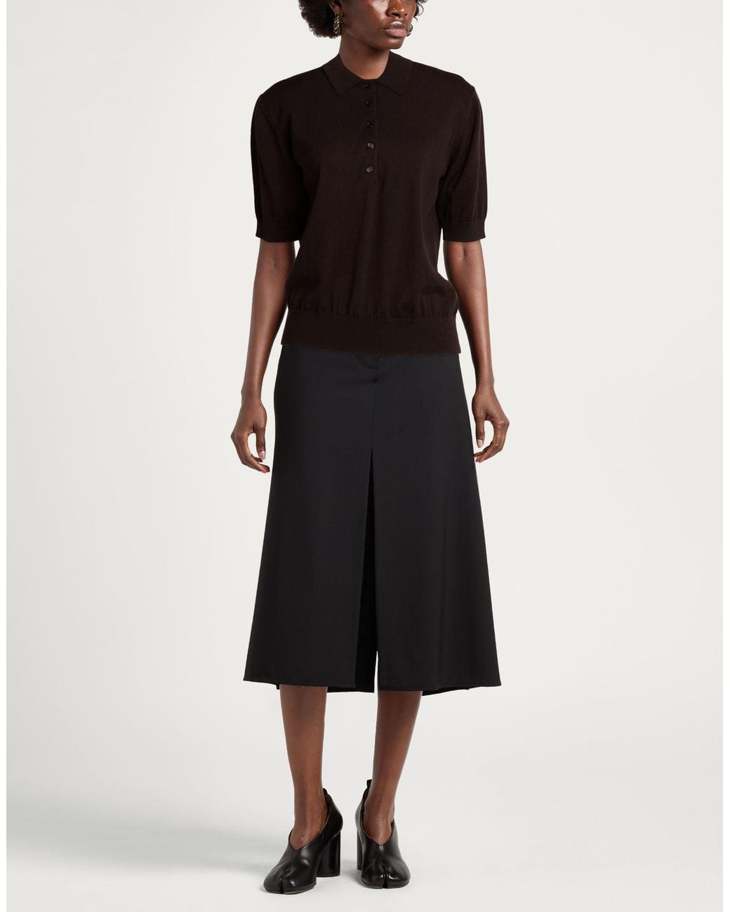 Alpha Studio Black Sweaters