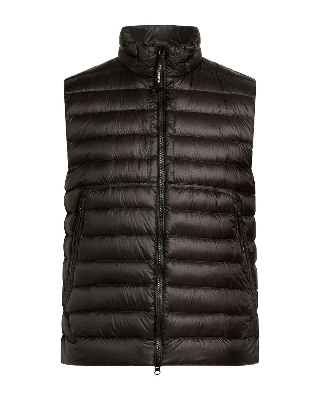 C P Company Black Gilet for men
