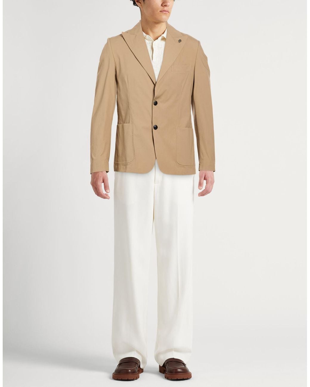 Daniele Alessandrini Natural Blazer for men