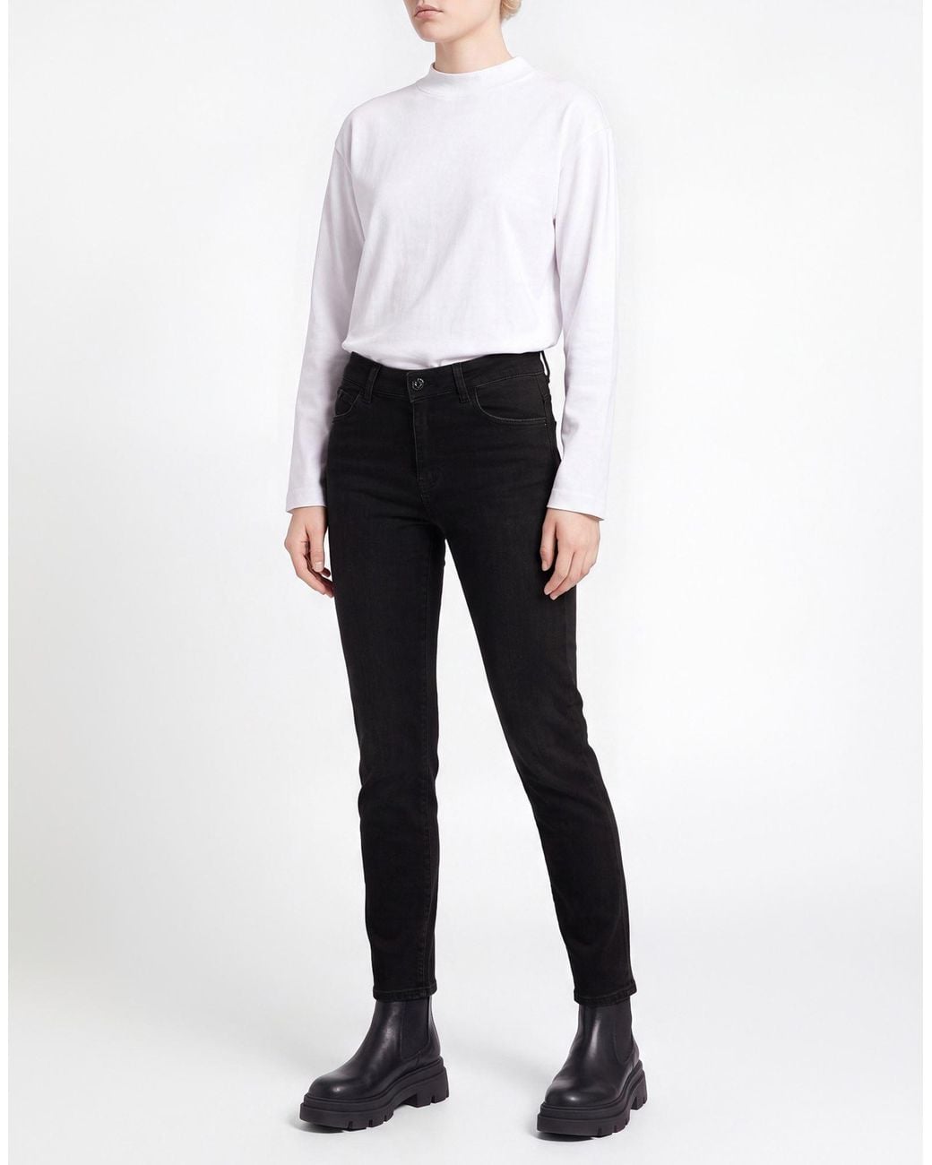 Caractere Black Jeans Cotton, Polyester, Elastane