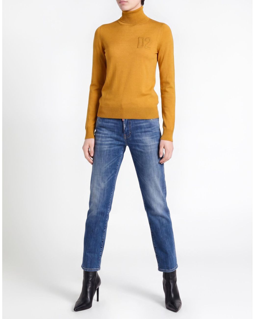 DSquared² Yellow Turtlenecks