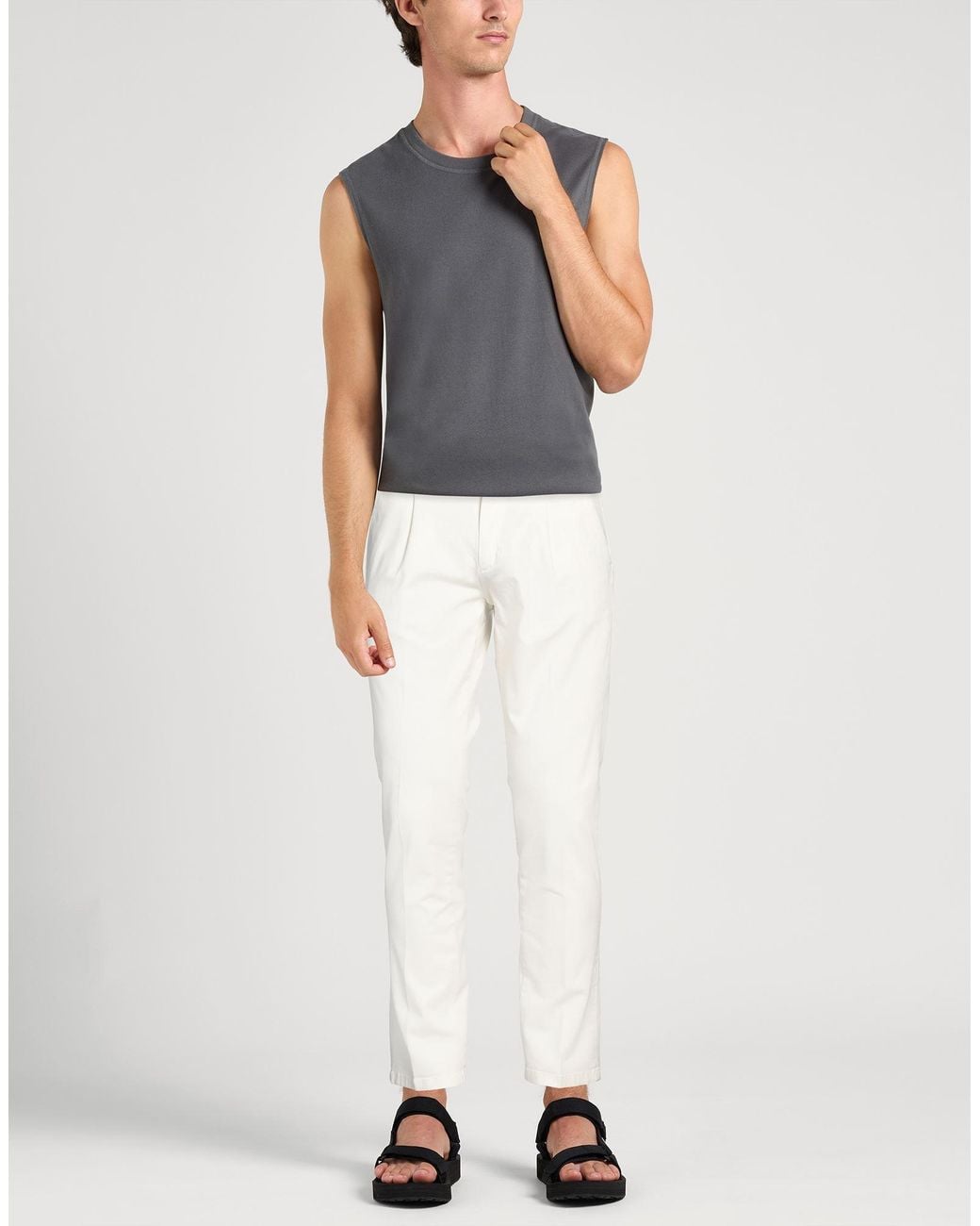Manuel Ritz White Trouser for men