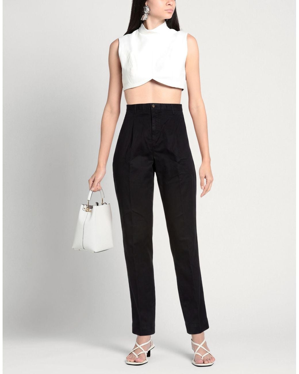 Briglia 1949 Black Pants Cotton, Elastane