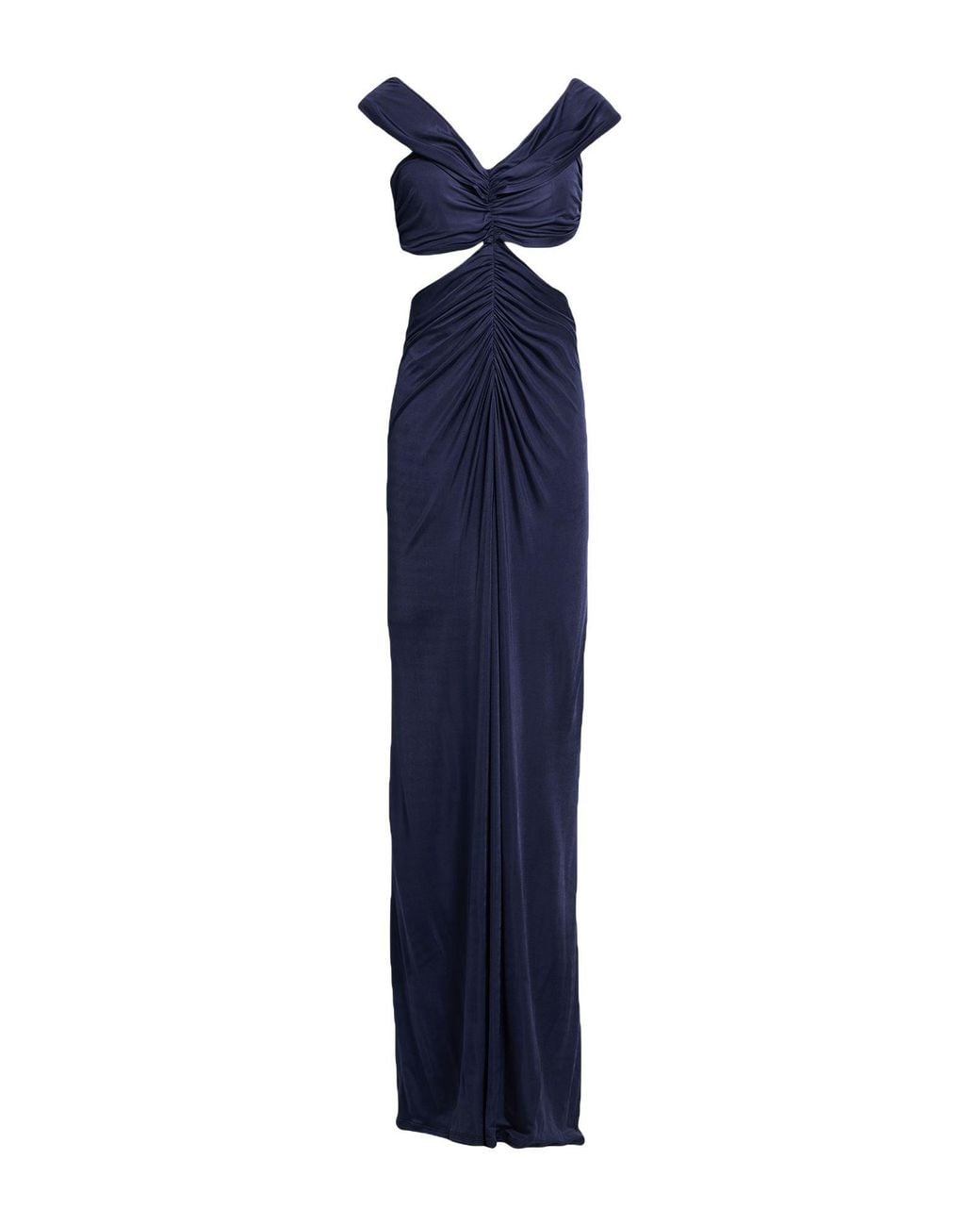 Atlein Blue Maxi Dress Viscose