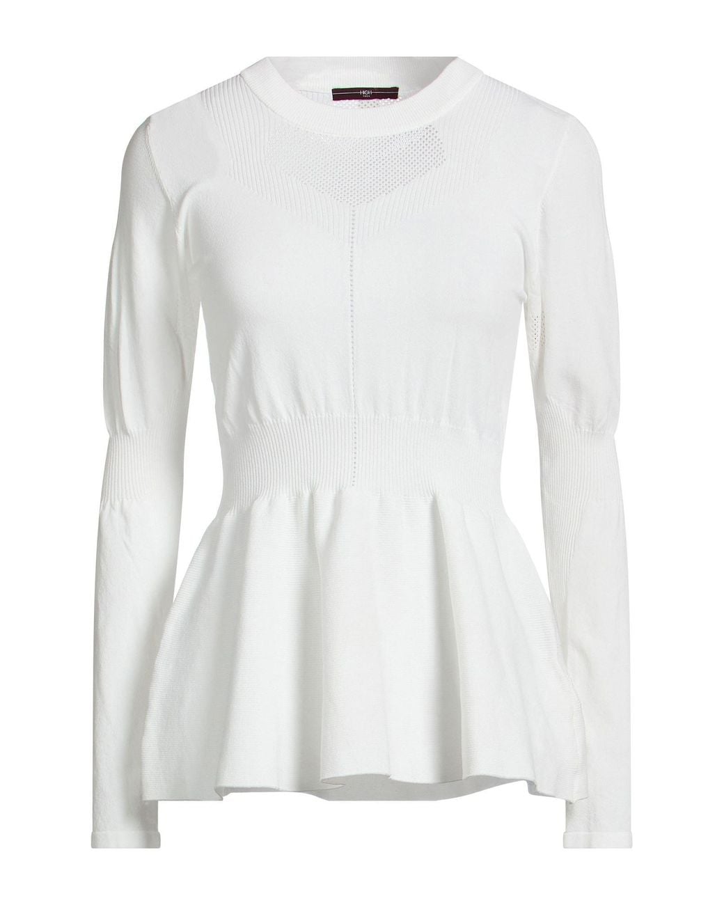 Pullover High de color White