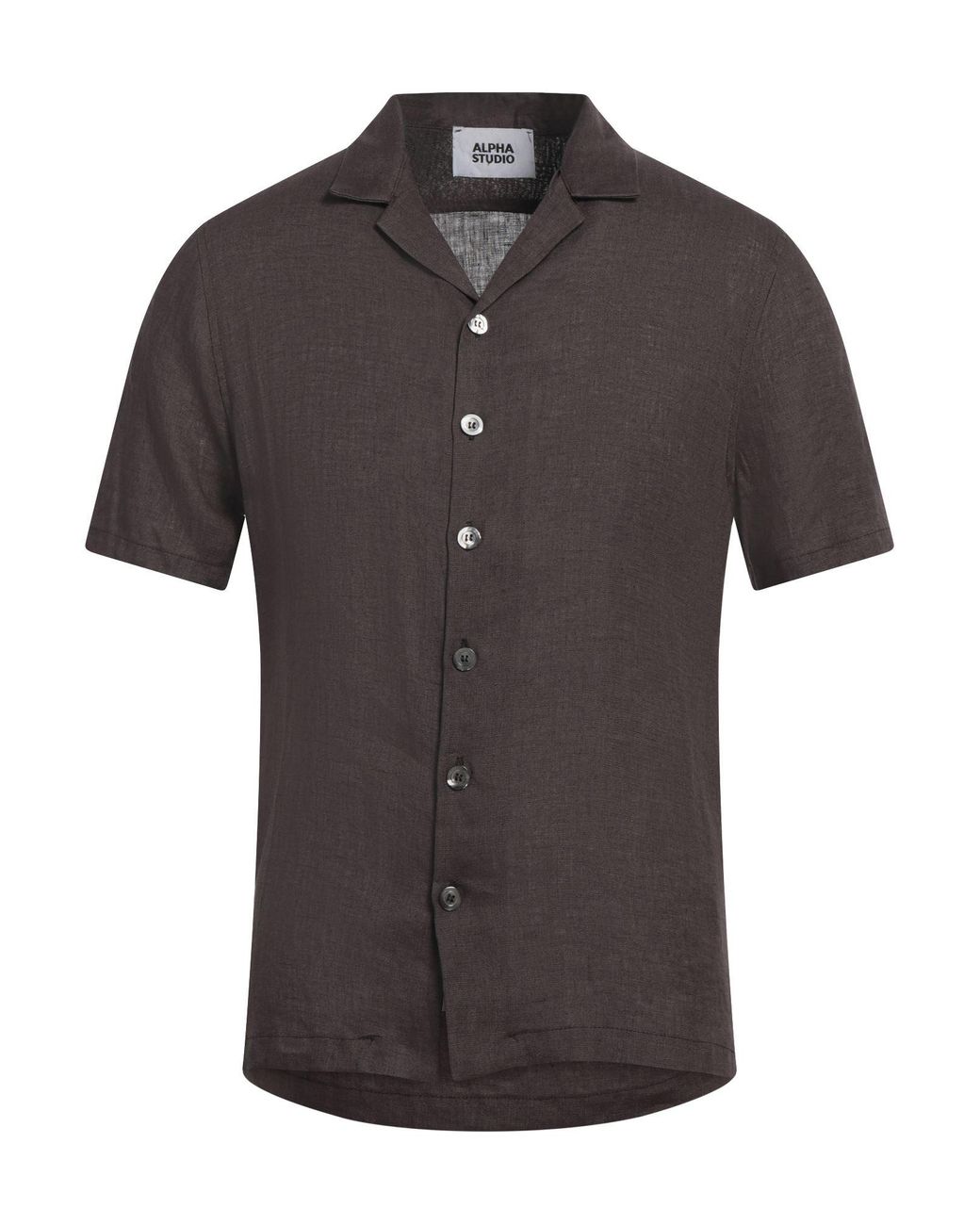 Camicia di Alpha Studio in Black da Uomo