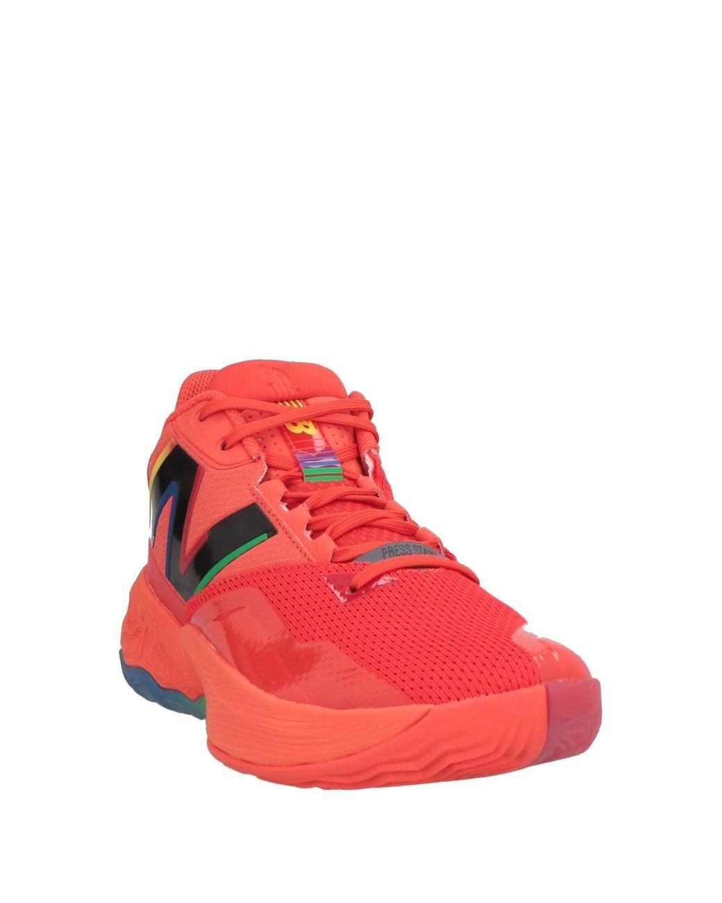 New Balance Red Sneakers Textile Fibers for men