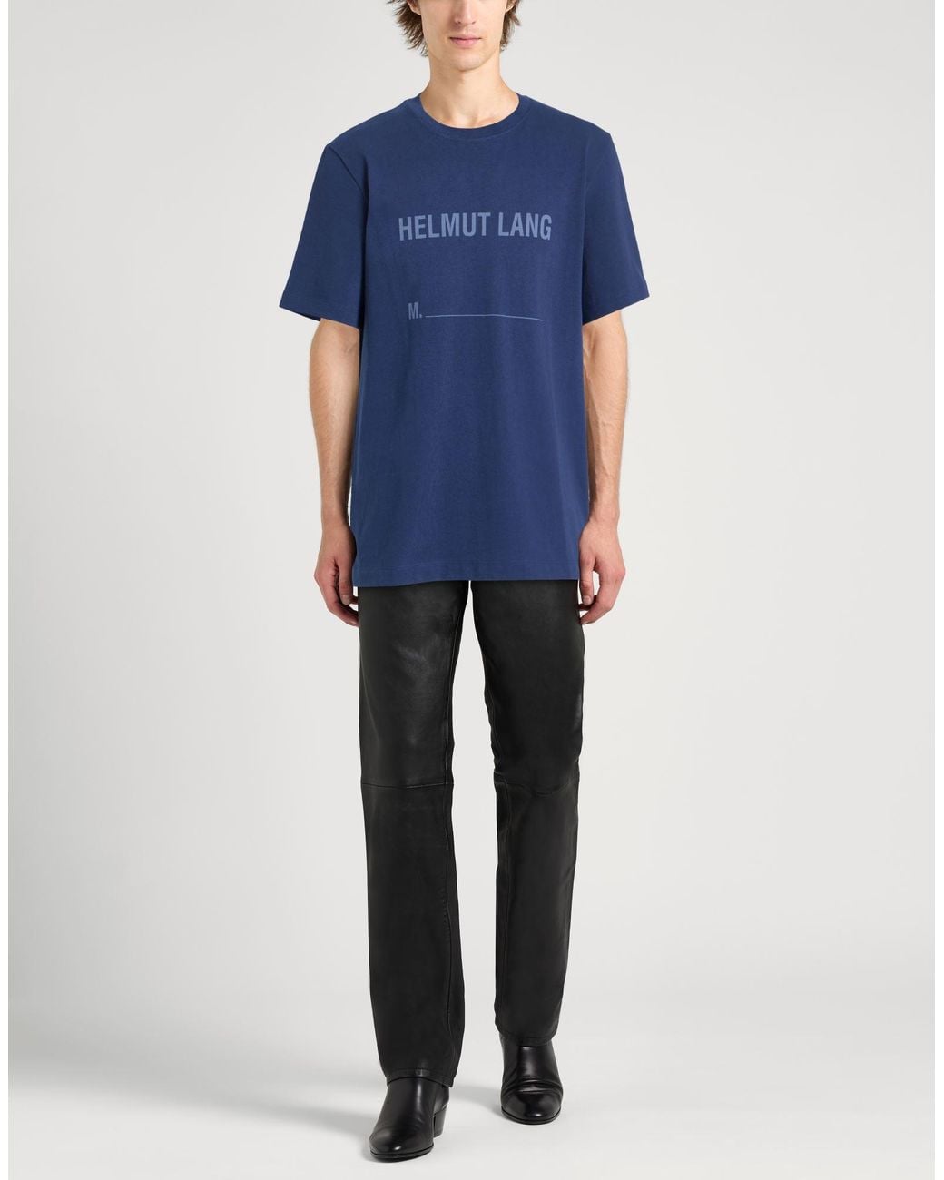 Helmut Lang Blue T-Shirt for men