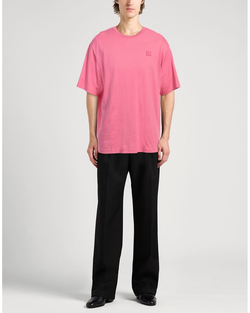 Acne Pink T-shirt for men