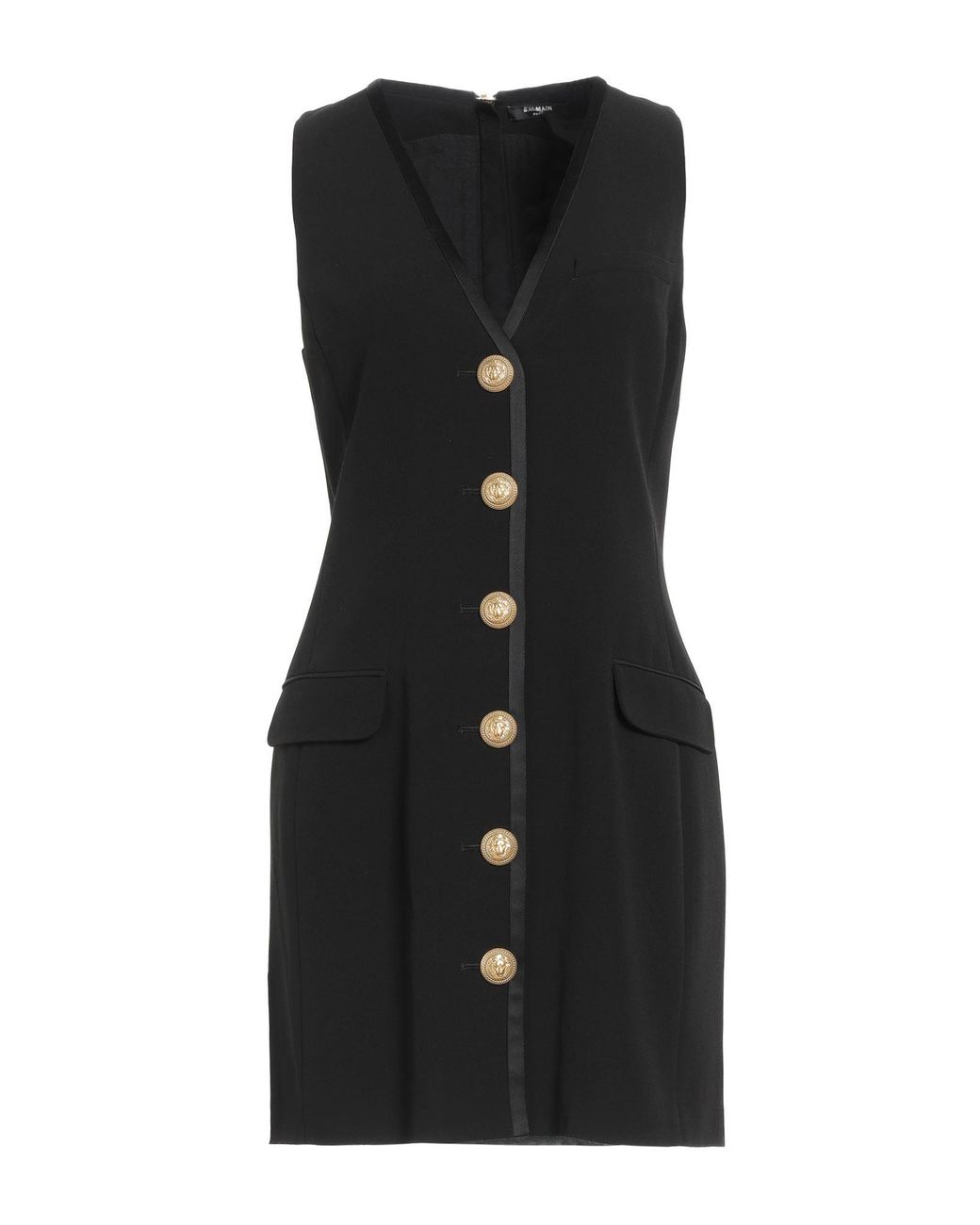 Balmain Black Mini Dress