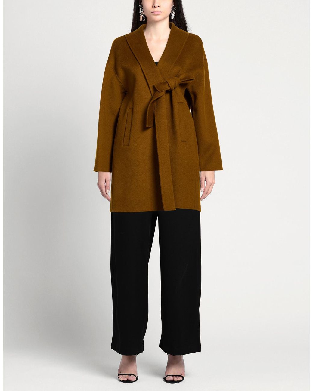 ALESSIA SANTI Brown Coats