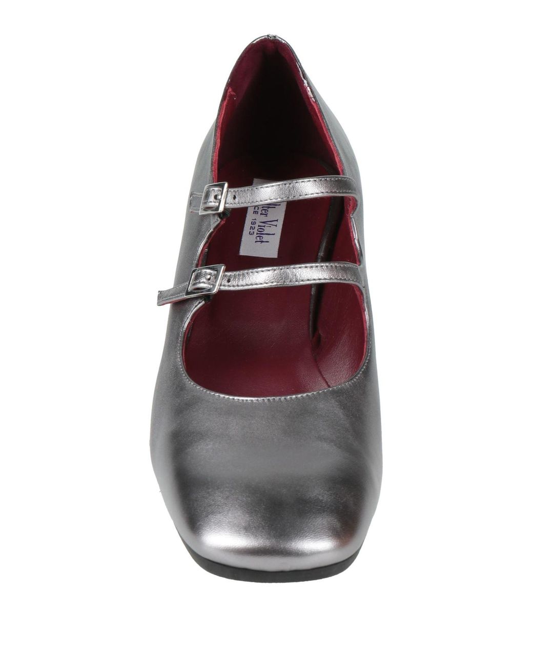 Walter Violet Gray Pumps Leather