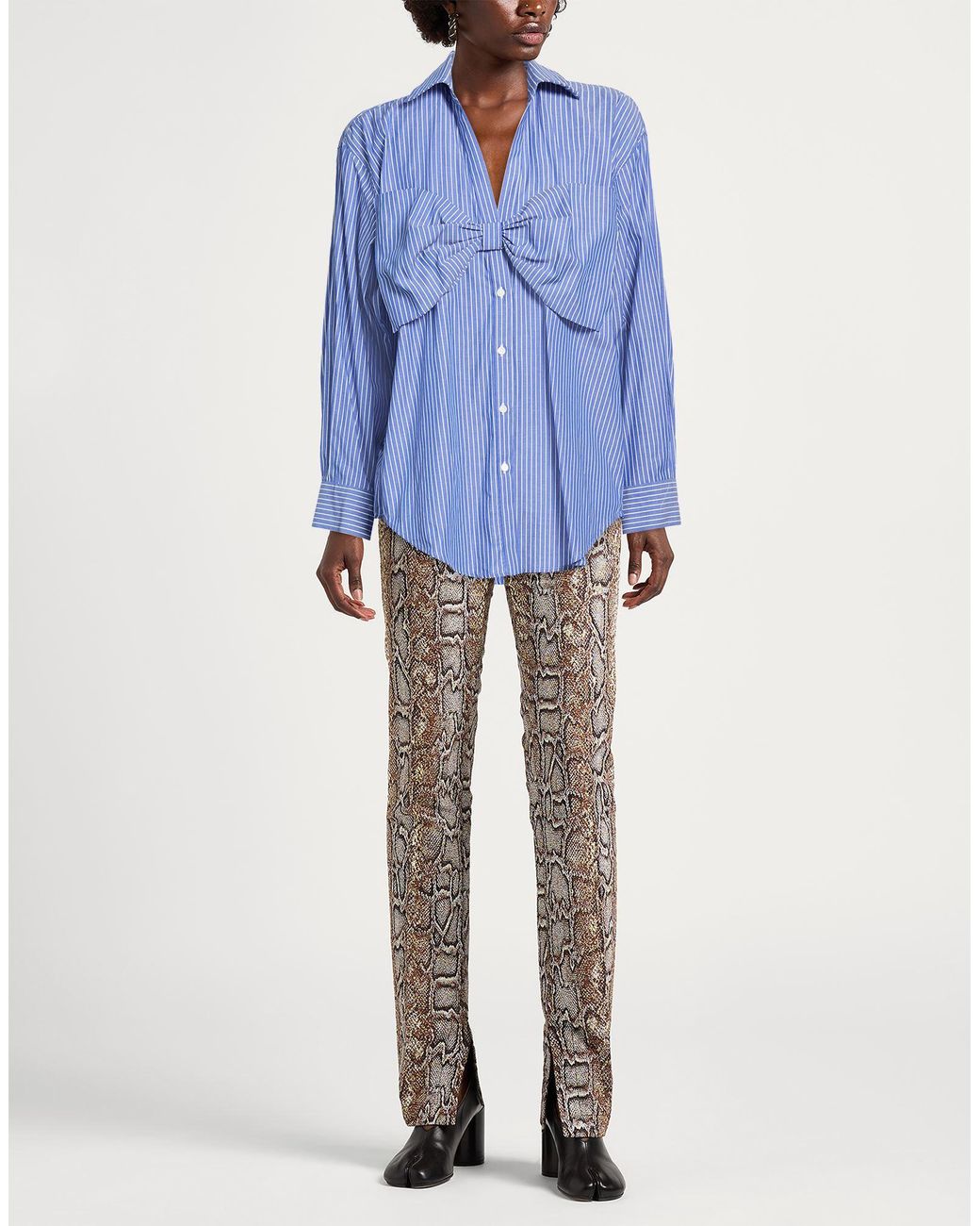 Sandro Blue Shirt Cotton