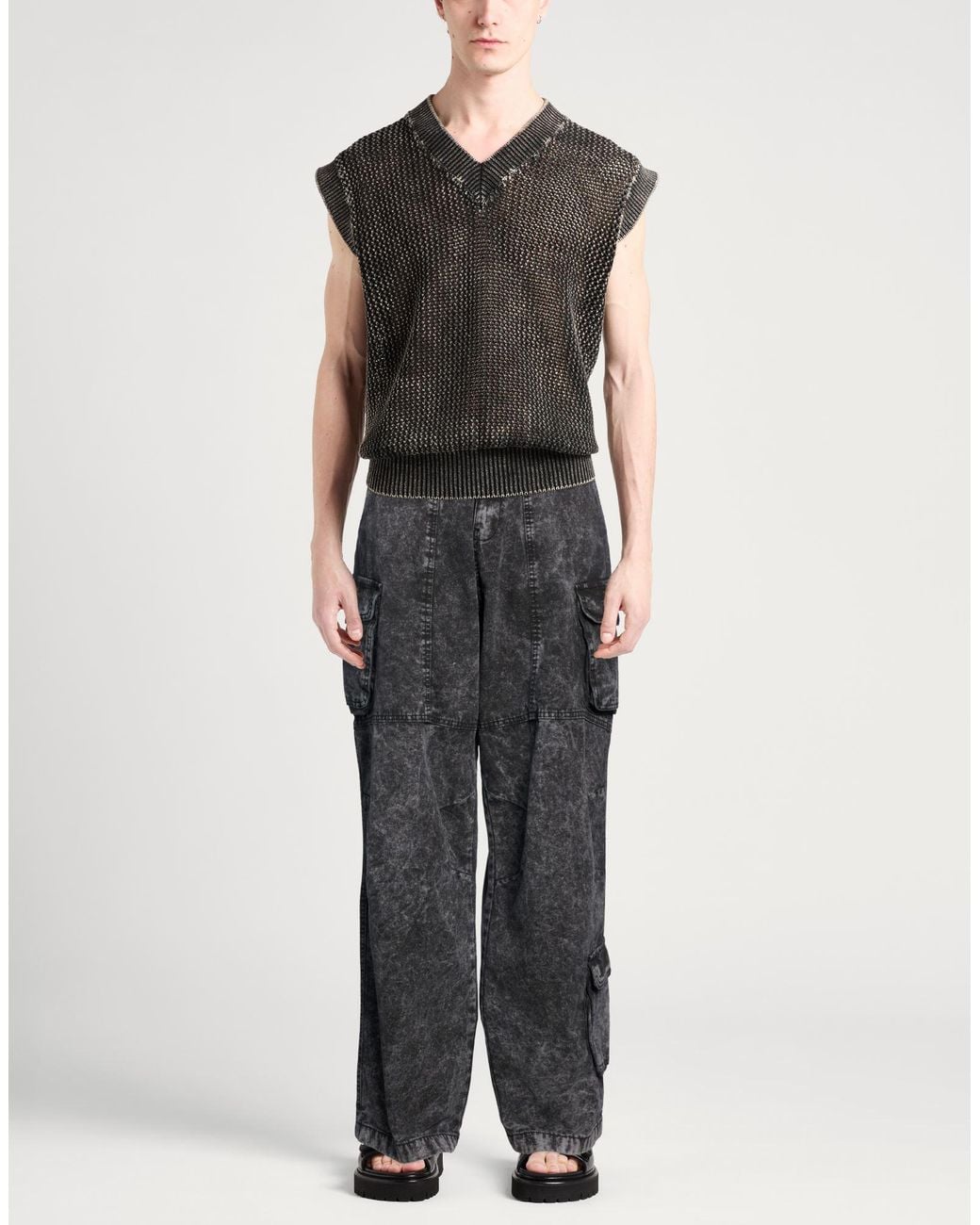 Alpha Industries Gray Pants for men