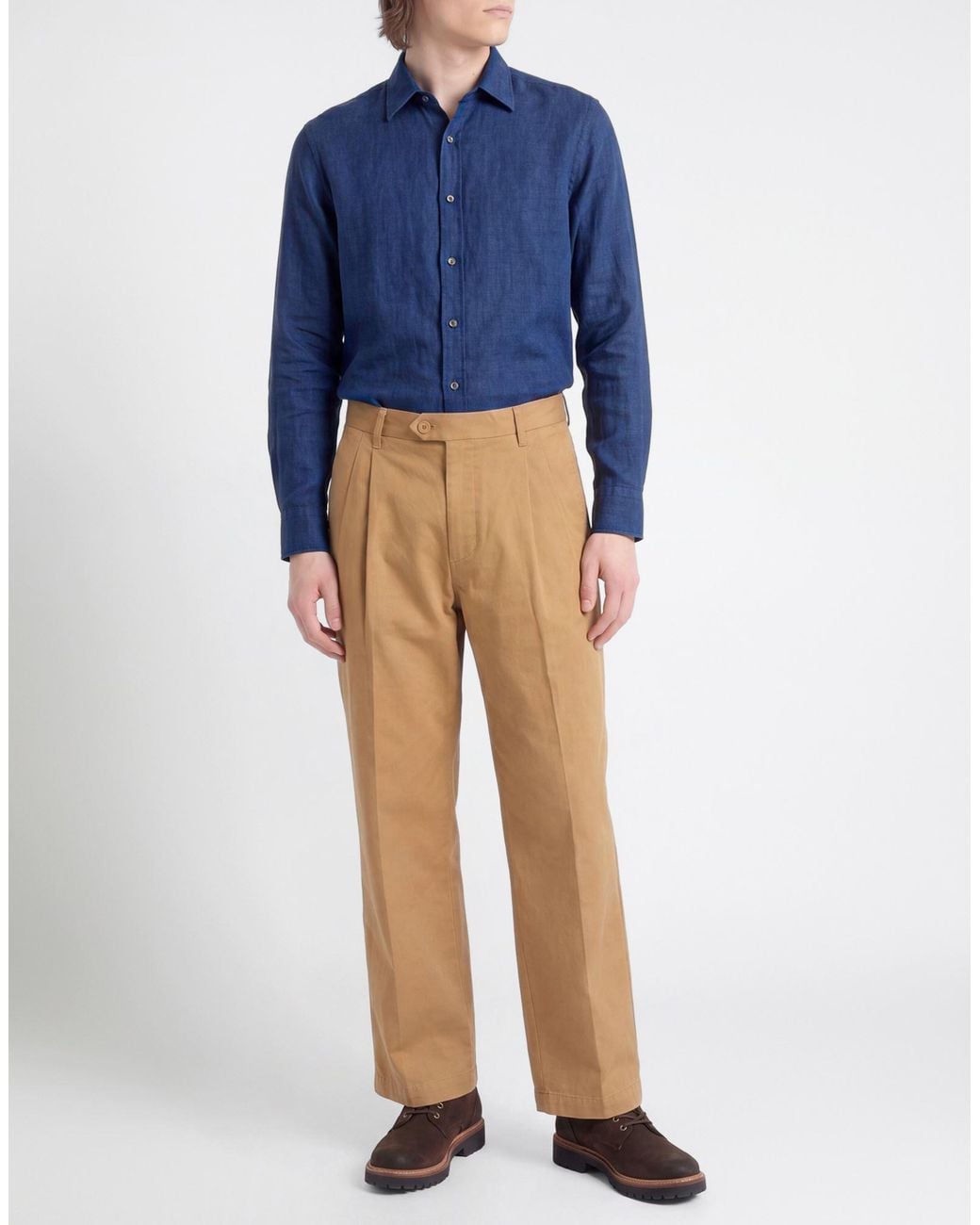 Tela Genova Natural Pants Cotton for men