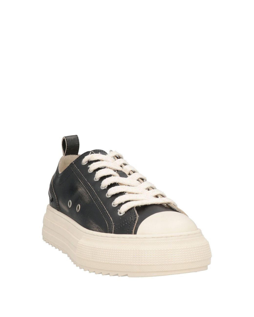 DSquared² Black Sneakers Calfskin for men