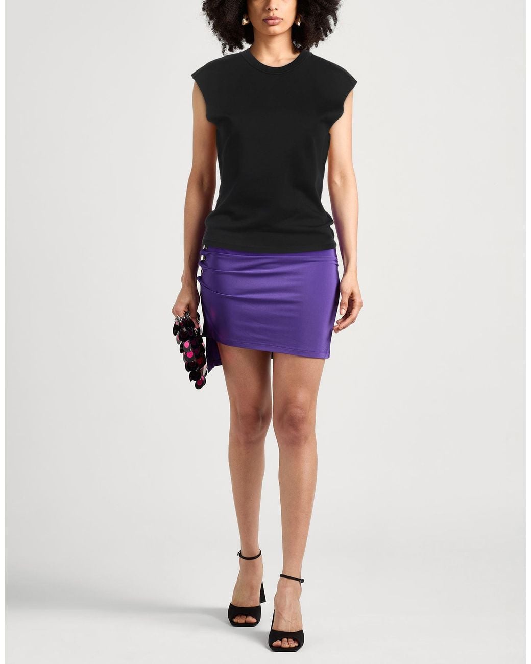 Rabanne Black T-Shirt Cotton