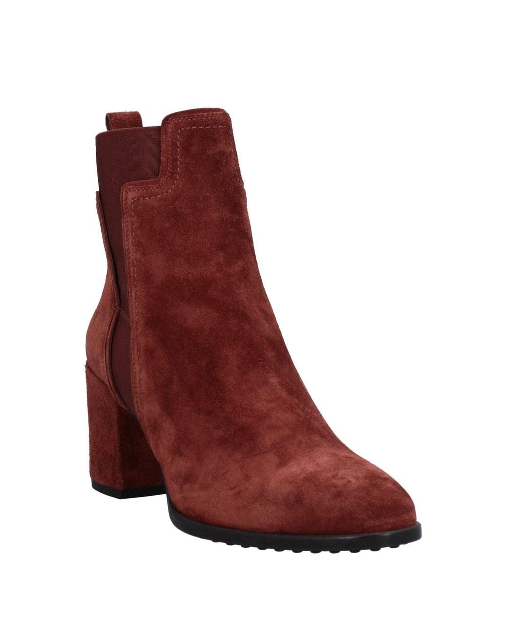 Tod's Red Ankle Boots