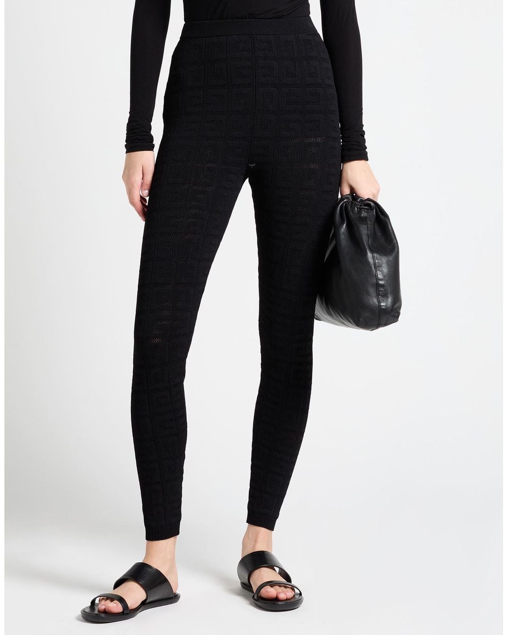 Givenchy Black Pants Viscose, Polyamide, Polyester, Elastane