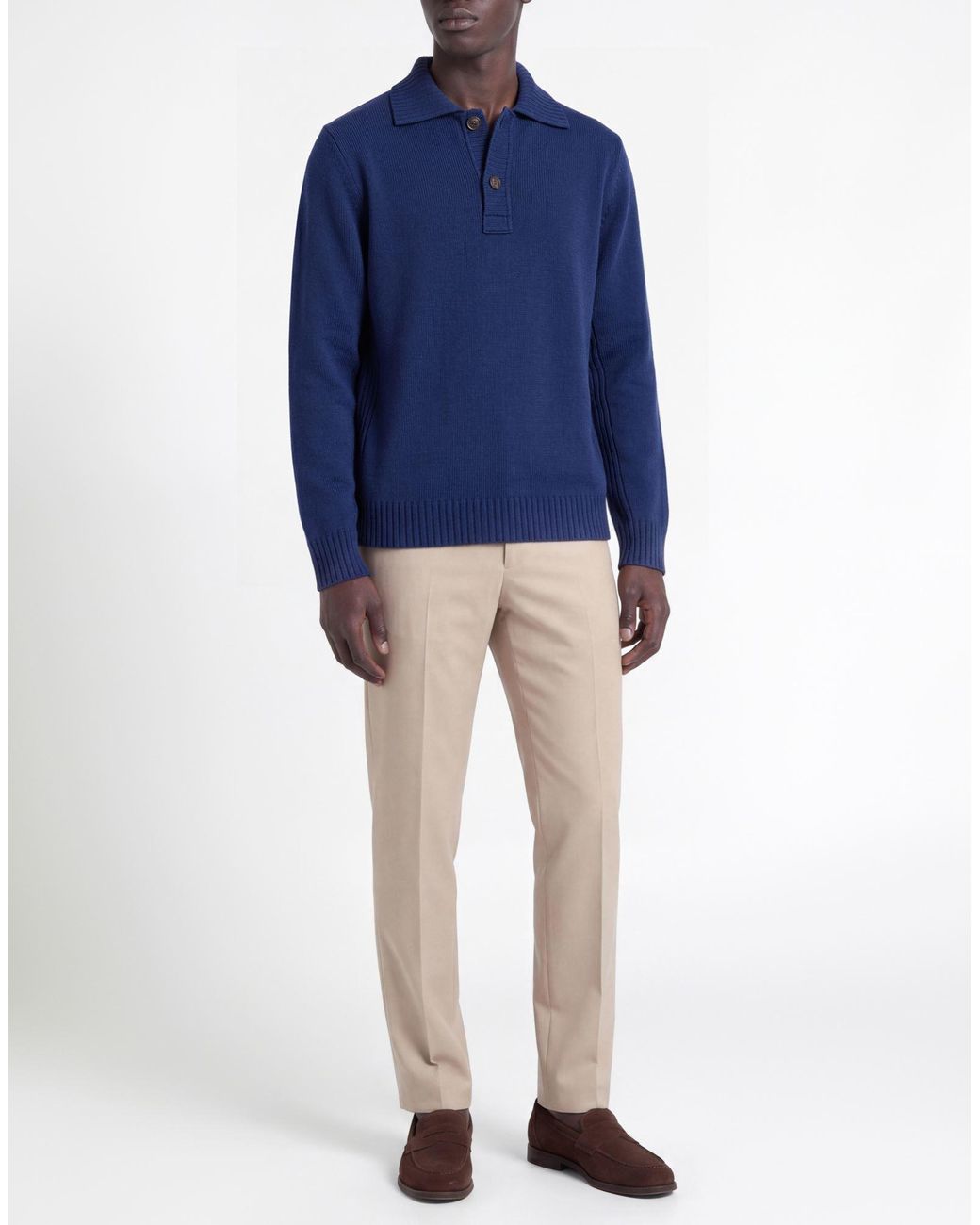 Kangra Blue Sweater Wool for men