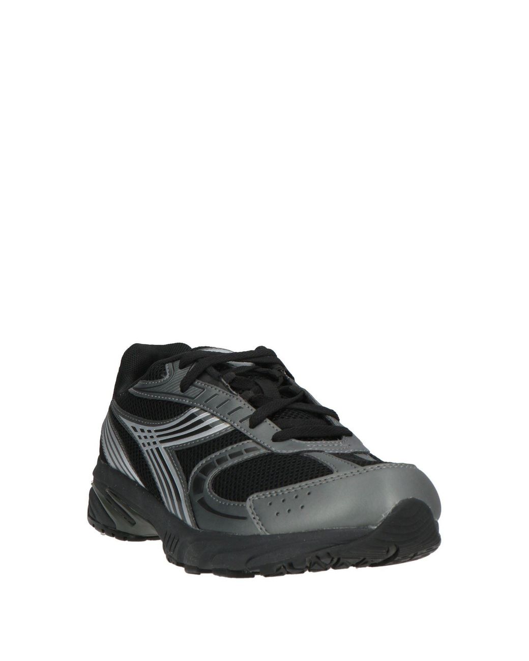 Diadora Black Sneakers Textile Fibers, Synthetic Fibers for men