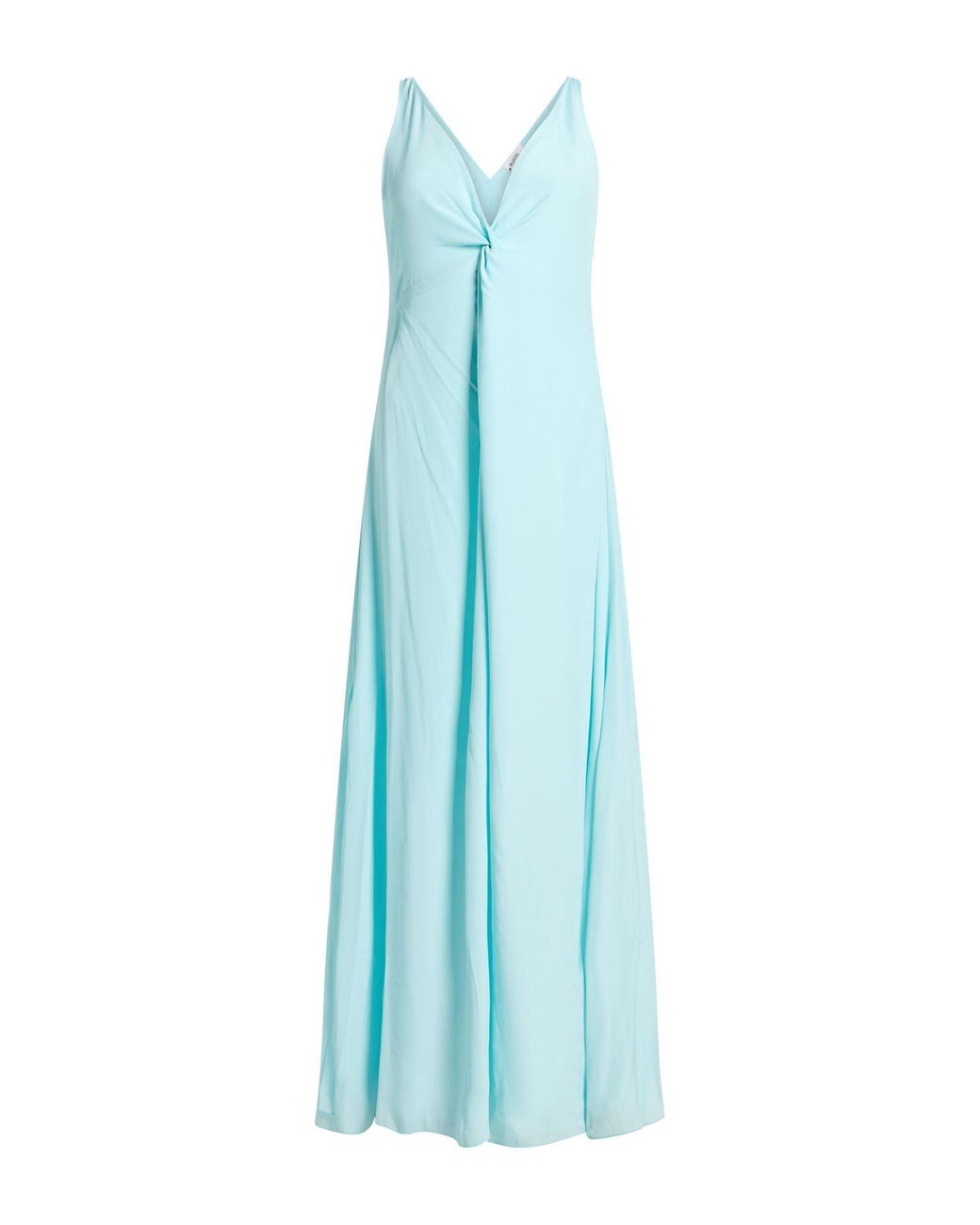 Blugirl Blumarine Blue Maxi Dress Acetate, Silk, Polyamide