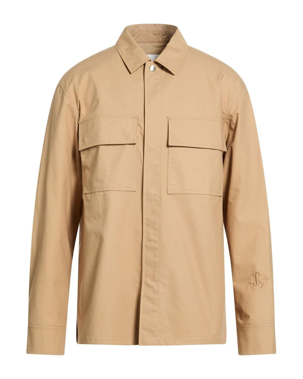 Jil Sander Natural Jacket Cotton for men
