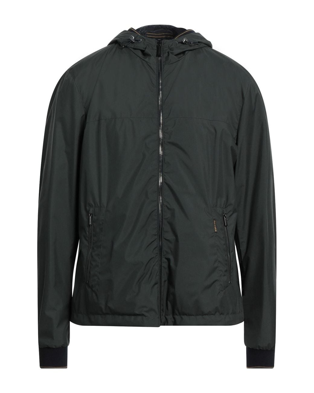 Moorer Black Jacket Polyester, Polyamide, Elastane for men