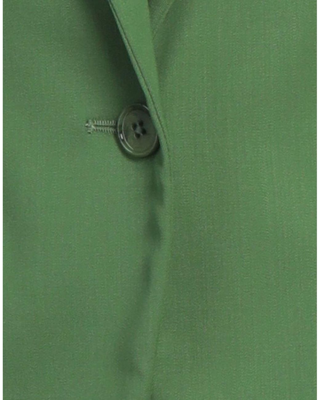 Dondup Green Blazer Virgin Wool, Elastane